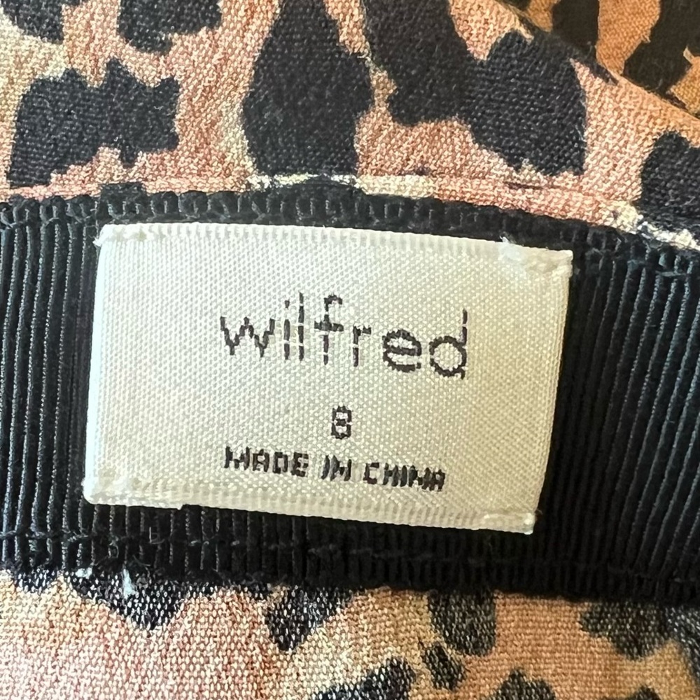Aritzia Wilfred Leopard Midi Skirt (Size 8) - Picture 4 of 5